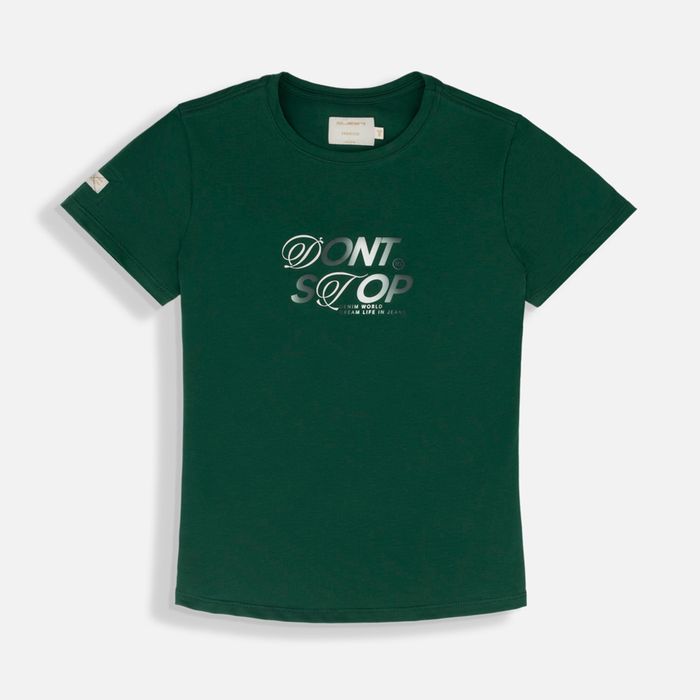 Camiseta Premium Manga Corta Color Verde Para Mujer