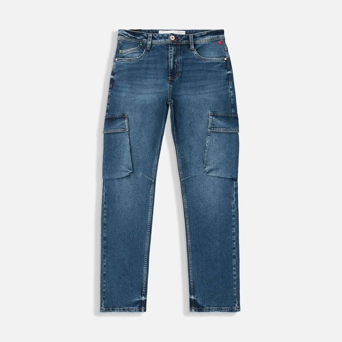 Jean Regular Color Azul Medio Para Hombre