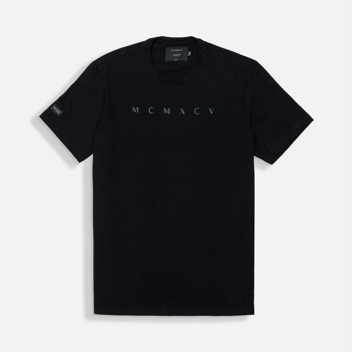 Camiseta Premium Manga Corta Color Negro Para Hombre