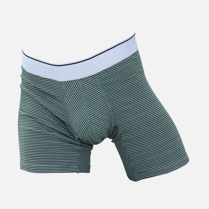 Ropa Interior Boxer Color Verde Oliva Para Hombre