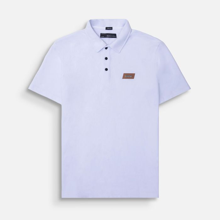 Polo Manga Corta Color Blanco Para Hombre
