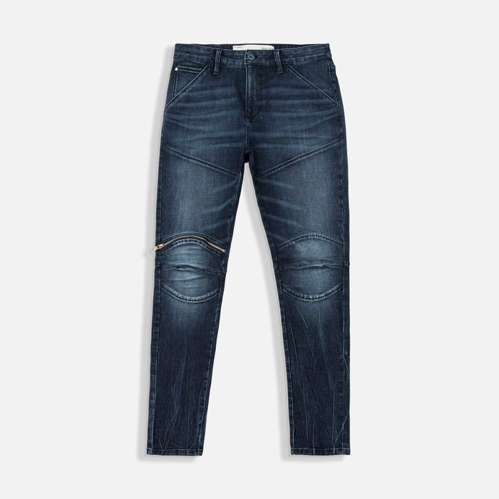 Jean Skinny Color Azul Oscuro Para Hombre