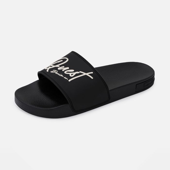 Sandalias Tipo Pala Color Negro Para Hombre
