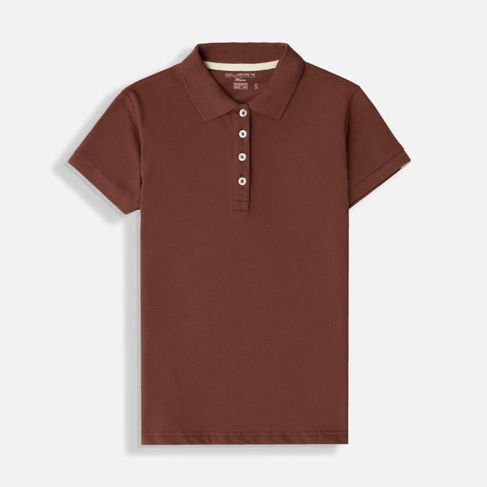 Polo Slim Color Brunette Para Mujer
