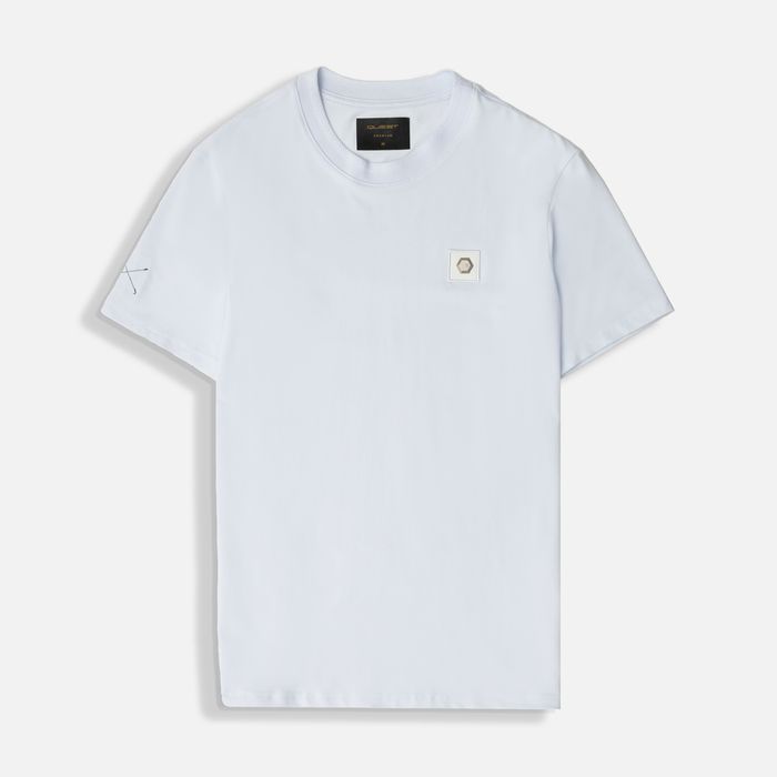 Camiseta Premium Manga Corta Color Blanco Para Hombre