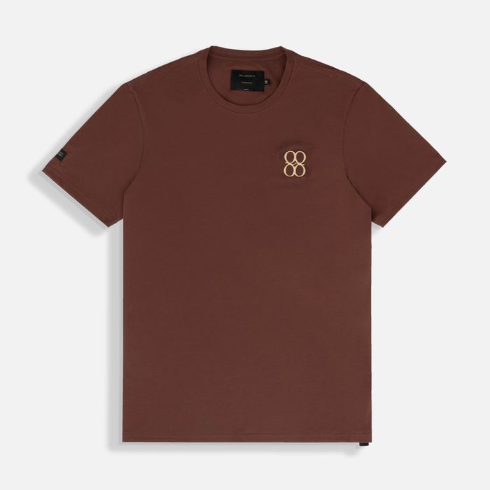Camiseta Premium Manga Corta Color Brunette Para Hombre