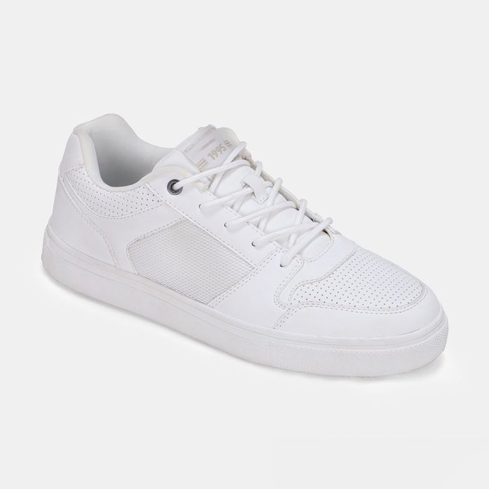 Zapatos Casual Color Blanco Blanco Para Hombre