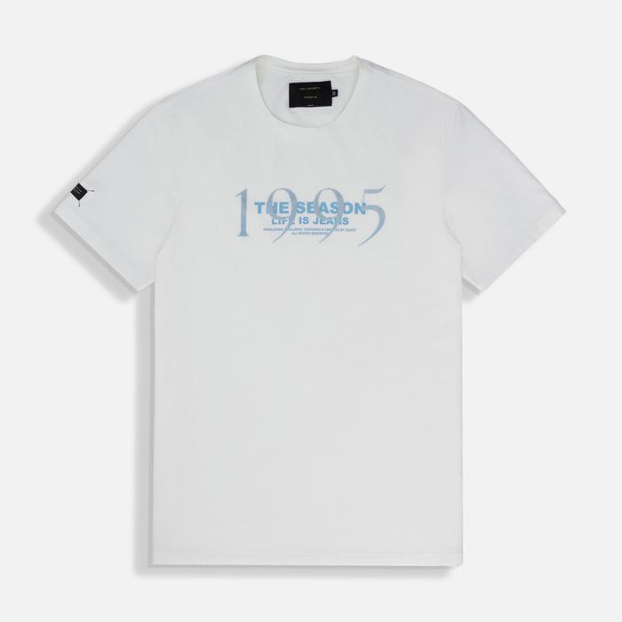 Camiseta Premium Manga Corta Color Ivory Para Hombre