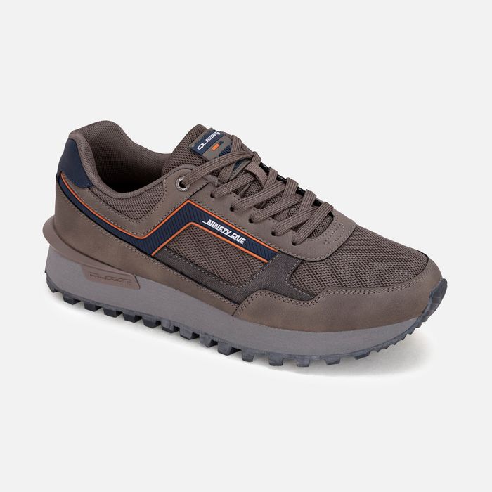 Zapatos Casual Color Taupe Para Hombre
