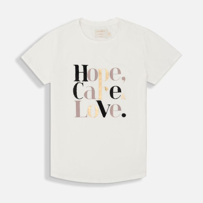 Camiseta Premium Manga Corta Color Ivory Para Mujer