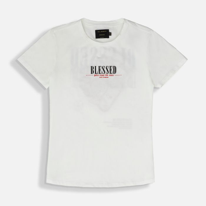 Camiseta Premium Manga Corta Color Ivory Para Mujer