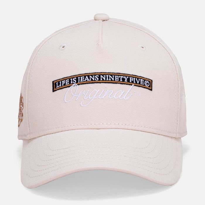 Gorra Beisbolera Color Ivory Para Hombre