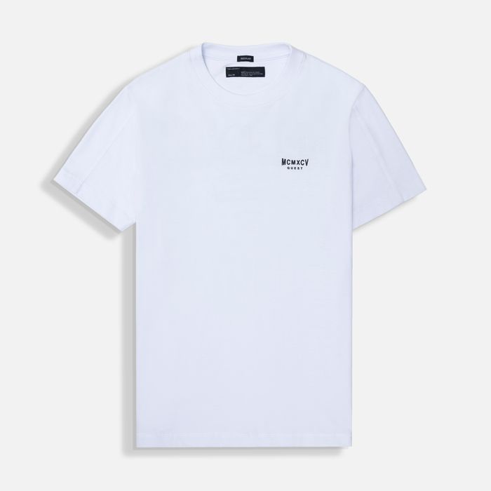 Camiseta Manga Corta Color Blanco Para Hombre