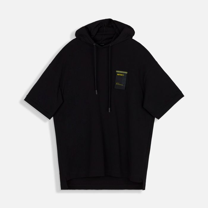 Camiseta Manga Corta Color Negro Para Hombre