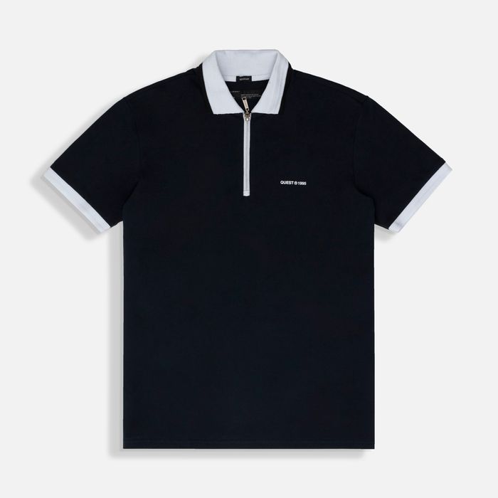 Polo Manga Corta Color Azul Oscuro Para Hombre