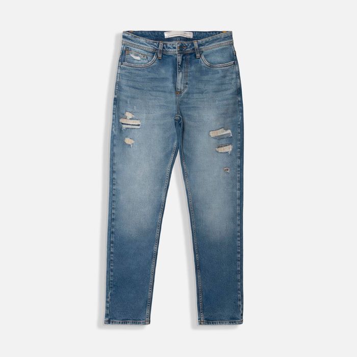 Jean Regular Color Azul Claro Para Hombre