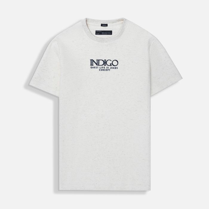 Camiseta Manga Corta Color Crudo Para Hombre