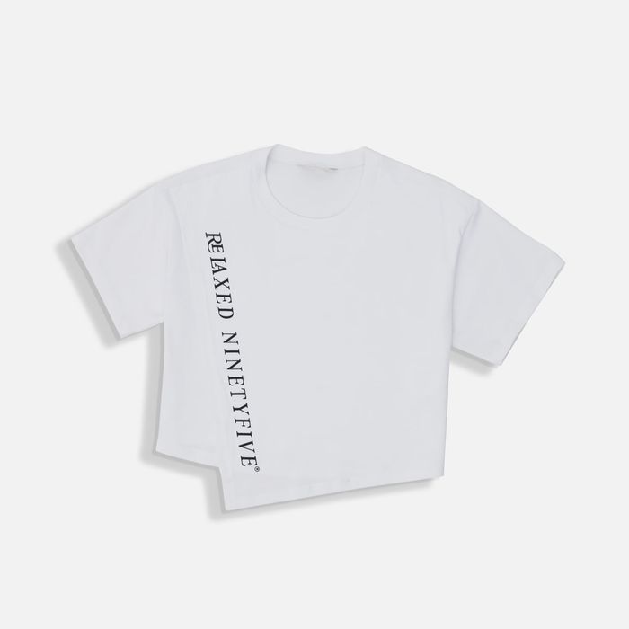 Camiseta Manga Corta Color Blanco Blanco Para Mujer