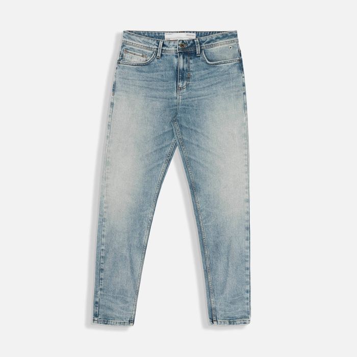 Jean Skinny Color Azul Medio Para Hombre