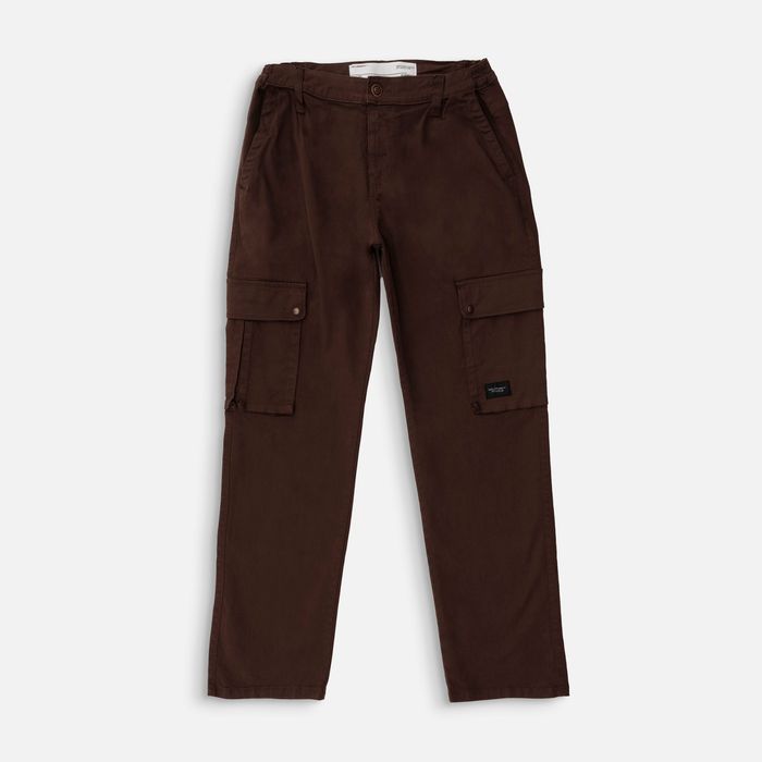 Pantalon Cargo Color Brunette Para Hombre