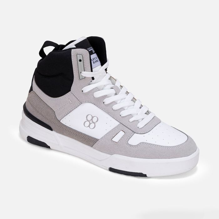 Zapatos Botas Color Blanco Para Hombre