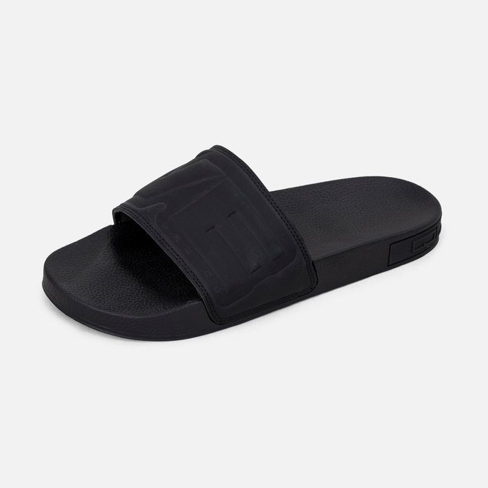 Sandalias Tipo Pala Color Negro Para Hombre