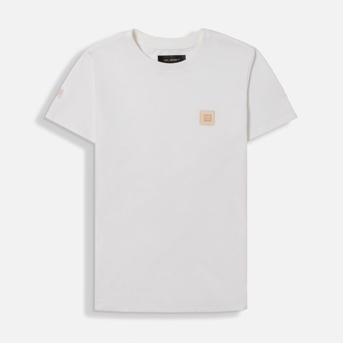 Camiseta Premium Manga Corta Color Ivory Para Mujer